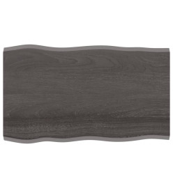 Dessus de table bois chêne massif traité bordure assortie