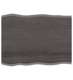 Dessus de table bois chêne massif traité bordure assortie