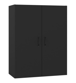 Armoire suspendue Noir 69,5x34x90 cm Bois d'ingénierie