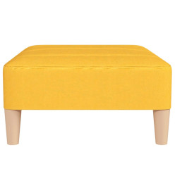 Repose-pied Jaune 78x56x32 cm Tissu