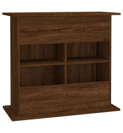 Support pour aquarium chêne marron 81x36x73cm bois d'ingénierie