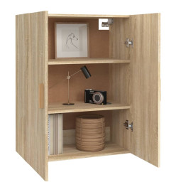 Armoire murale suspendue Chêne sonoma 69,5x34x90 cm