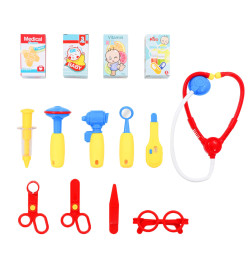 Ensemble de jeu de docteur 15 pcs 38x30x67,5 cm