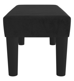 Banc Noir 70x30x30 cm Velours