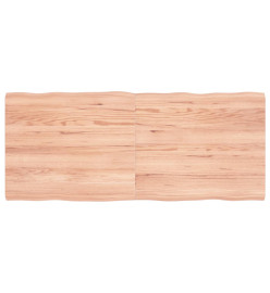 Dessus de table bois chêne massif traité bordure assortie