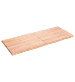 Dessus de table bois chêne massif traité bordure assortie