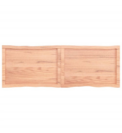 Dessus de table bois chêne massif traité bordure assortie