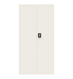 Classeur blanc 90x40x220 cm acier
