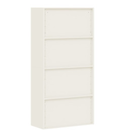 Classeur blanc 90x40x220 cm acier