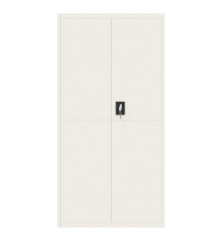 Classeur blanc 90x40x180 cm acier