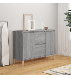 Buffet Sonoma gris 103,5x35x70 cm Bois d'ingénierie