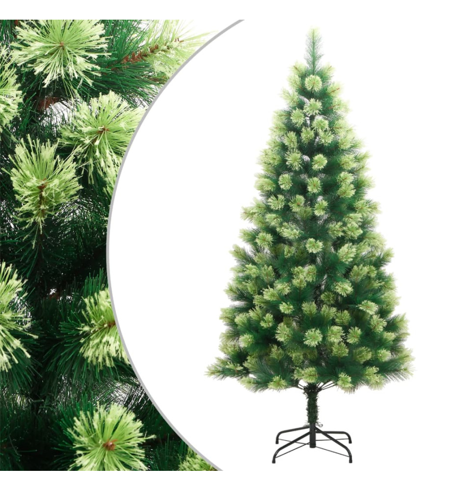 Sapin de Noël artificiel à charnières avec support 210 cm