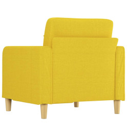 Fauteuil Jaune clair 60 cm Tissu