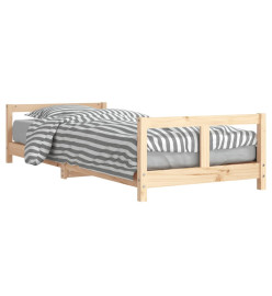 Cadre de lit pour enfants 80x200 cm bois de pin massif