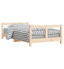 Cadre de lit pour enfant 80x160 cm bois de pin massif