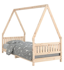 Cadre de lit pour enfants 80x200 cm bois de pin massif