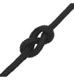 Corde de bateau Noir complet 12 mm 50 m Polypropylène