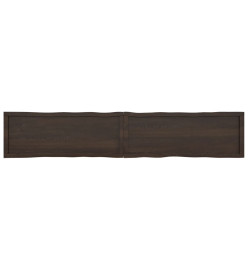 Dessus de table bois chêne massif traité bordure assortie