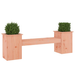 Banc avec jardinières 184,5x39,5x56,5cm bois massif de douglas