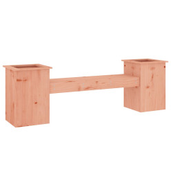 Banc avec jardinières 184,5x39,5x56,5cm bois massif de douglas