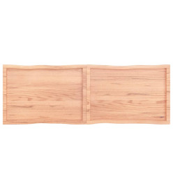 Dessus de table bois chêne massif traité bordure assortie