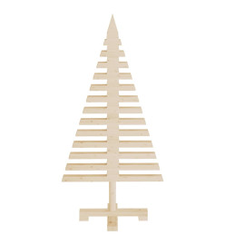 Arbre de Noël en bois pour décoration 90 cm bois massif de pin