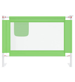 Barrière de sécurité de lit enfant Vert 90x25 cm Tissu