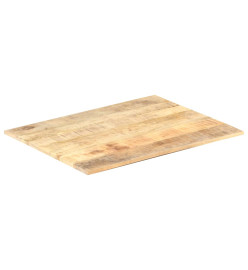 Dessus de table Bois de manguier solide 15-16 mm 80x70 cm