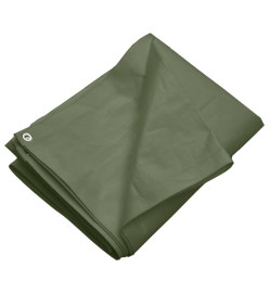 Bâche 260 g/m² 4x5 m Vert PEHD