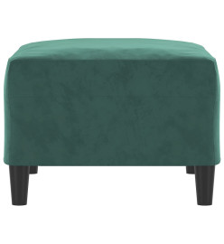 Repose-pied Vert foncé 70x55x41 cm Velours