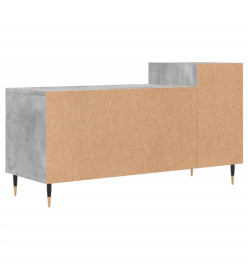 Meuble TV Gris béton 100x35x55 cm Bois d'ingénierie