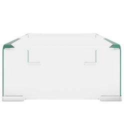 Meuble TV / pour moniteur 40 x 25 x 11 cm Verre transparent