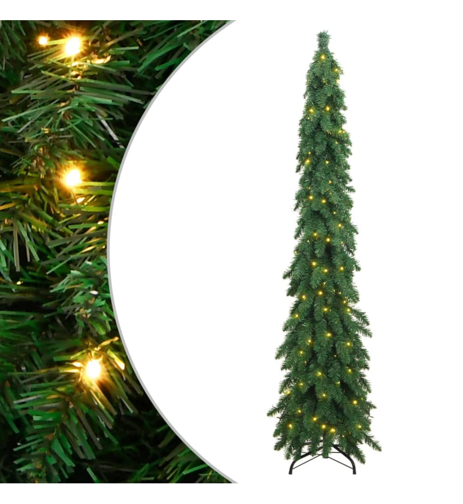 Arbre de Noël artificiel pré-éclairé avec 100 LED 180 cm