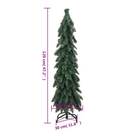 Arbre de Noël artificiel pré-éclairé avec 60 LED 120 cm