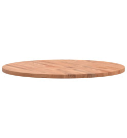 Dessus de table Ø80x2,5 cm rond bois massif de hêtre