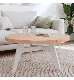 Dessus de table Ø90x4 cm rond bois massif de hêtre