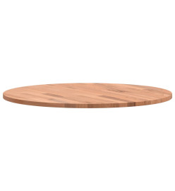 Dessus de table Ø60x1,5 cm rond bois massif de hêtre