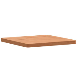 Dessus de table 40x40x2,5 cm carré bois massif de hêtre