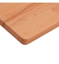 Dessus de table 40x40x2,5 cm carré bois massif de hêtre