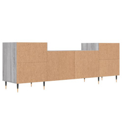 Meuble TV Sonoma gris 160x35x55 cm Bois d'ingénierie