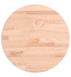 Dessus de table Ø30x2,5 cm rond bois massif de hêtre