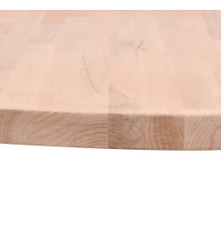 Dessus de table Ø30x2,5 cm rond bois massif de hêtre