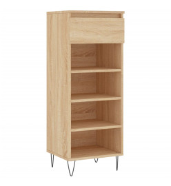 Armoire à chaussures Chêne sonoma 40x36x105cm Bois d'ingénierie