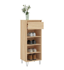 Armoire à chaussures Chêne sonoma 40x36x105cm Bois d'ingénierie