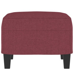 Repose-pied Rouge bordeaux 60x50x41 cm Tissu