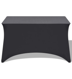 Housses extensibles pour table 2 pièces 243x76x74cm Anthracite