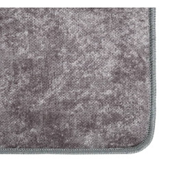 Tapis lavable antidérapant 120x180 cm Gris