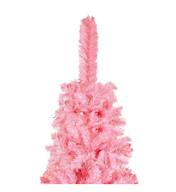 Sapin de Noël étroit Rose 150 cm