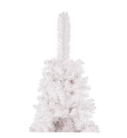 Sapin de Noël étroit Blanc 180 cm