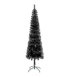 Sapin de Noël étroit Noir 240 cm